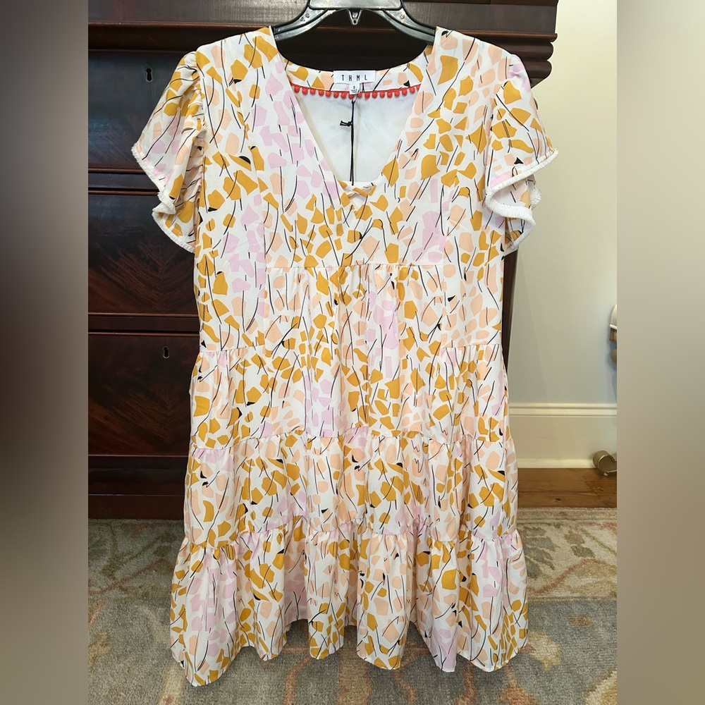 THML Multicolor Abstract Print Dress - New with Tags!!